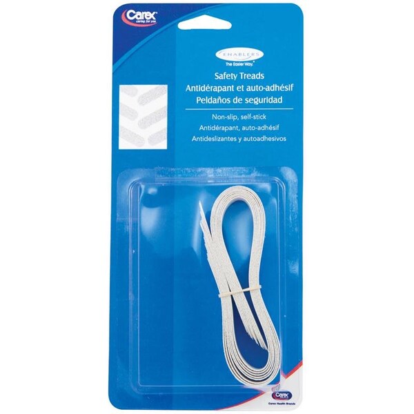 Carex Health Brands White Shower and Bath Treads Polyurethane 9.75 in. H EN33CRD - main